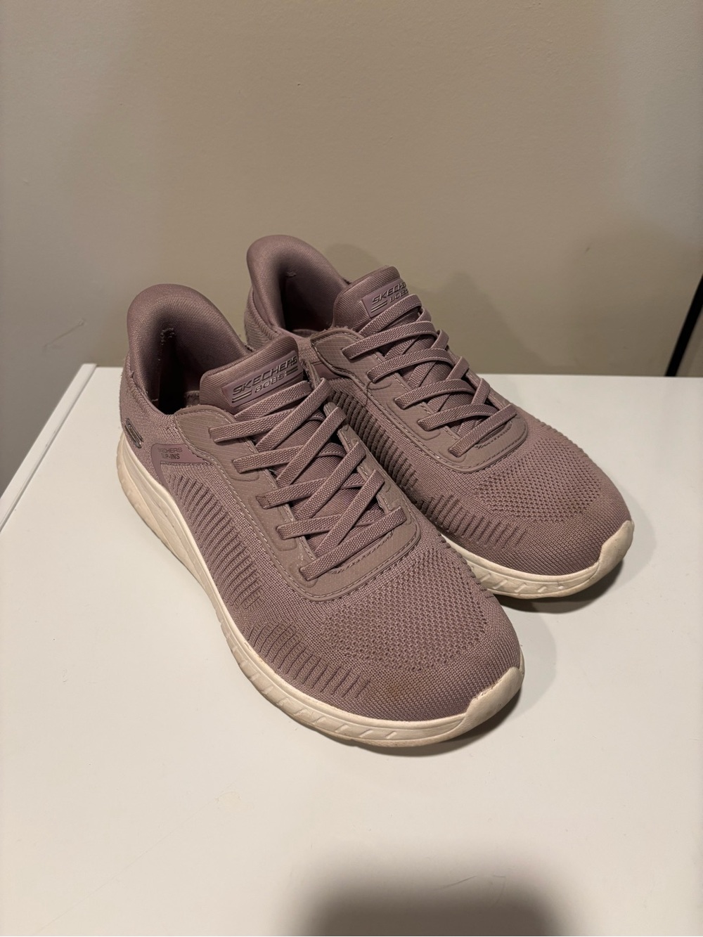Skechers Women’s Knit Athletic Sneaker - Mauve